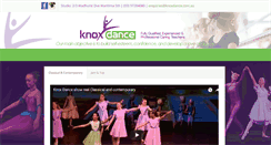 Desktop Screenshot of knoxdance.com.au